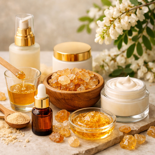 La gomme arabique en cosmétique : un actif naturel aux propriétés exceptionnelles